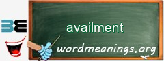 WordMeaning blackboard for availment